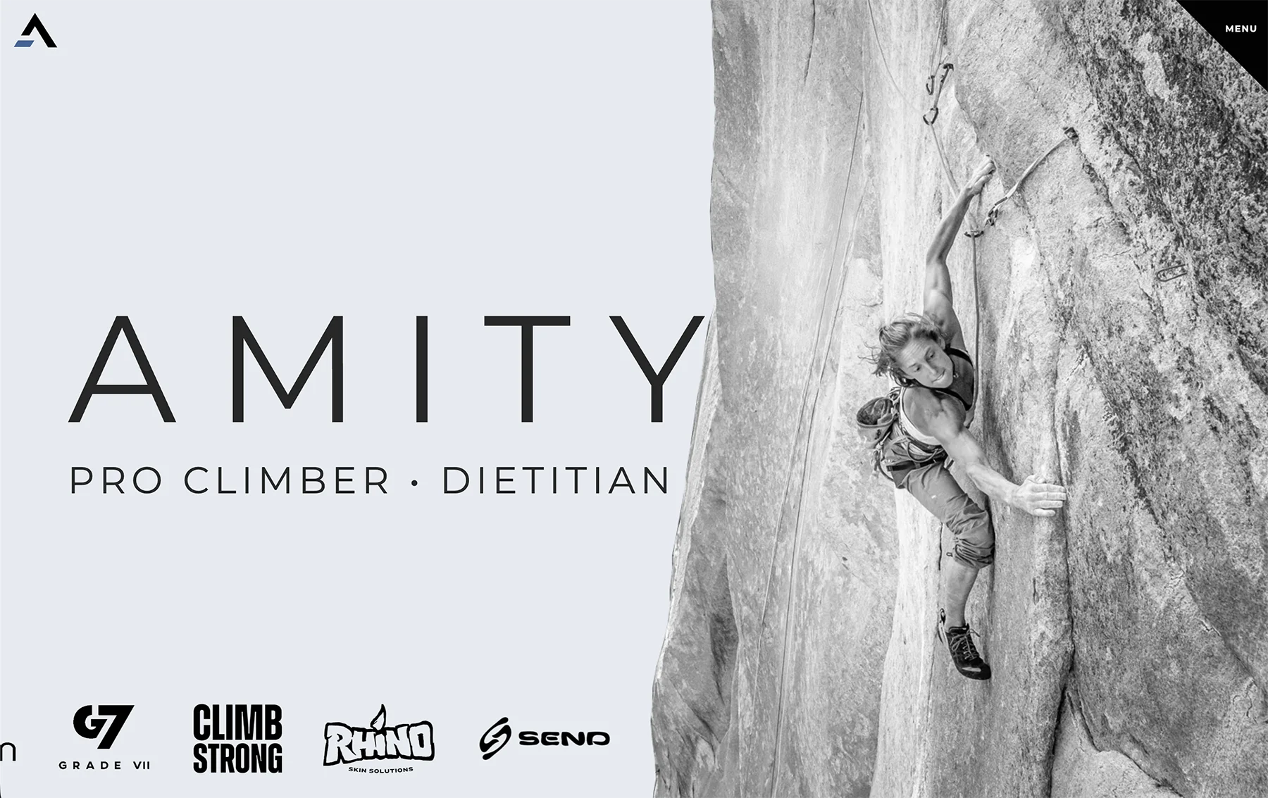 A new website for Amity Climbs