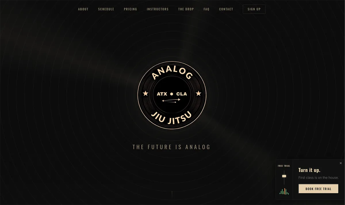 A new website for Analog Jiu Jitsu