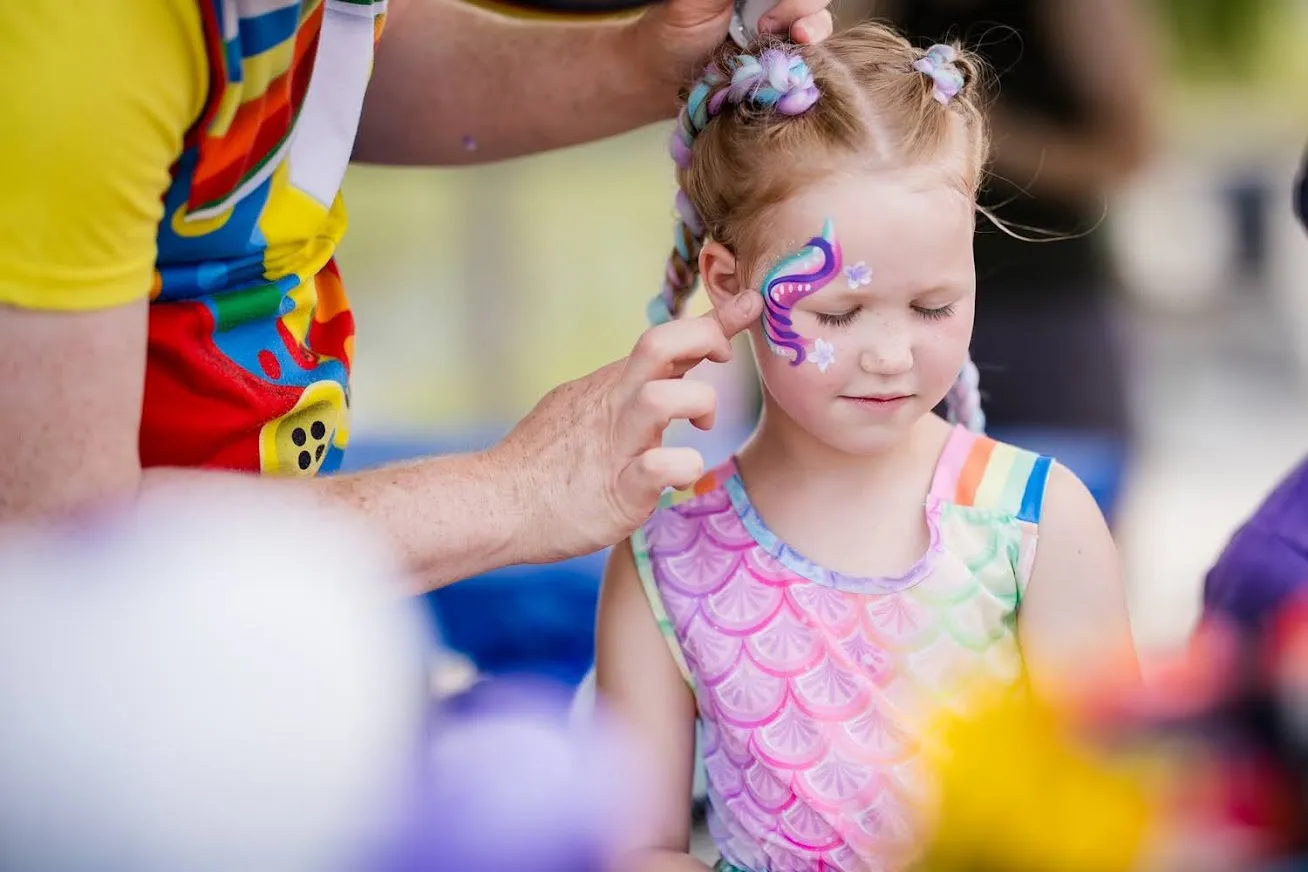 On-site in Denver — Simply Smiles face painting for kid's birthday party