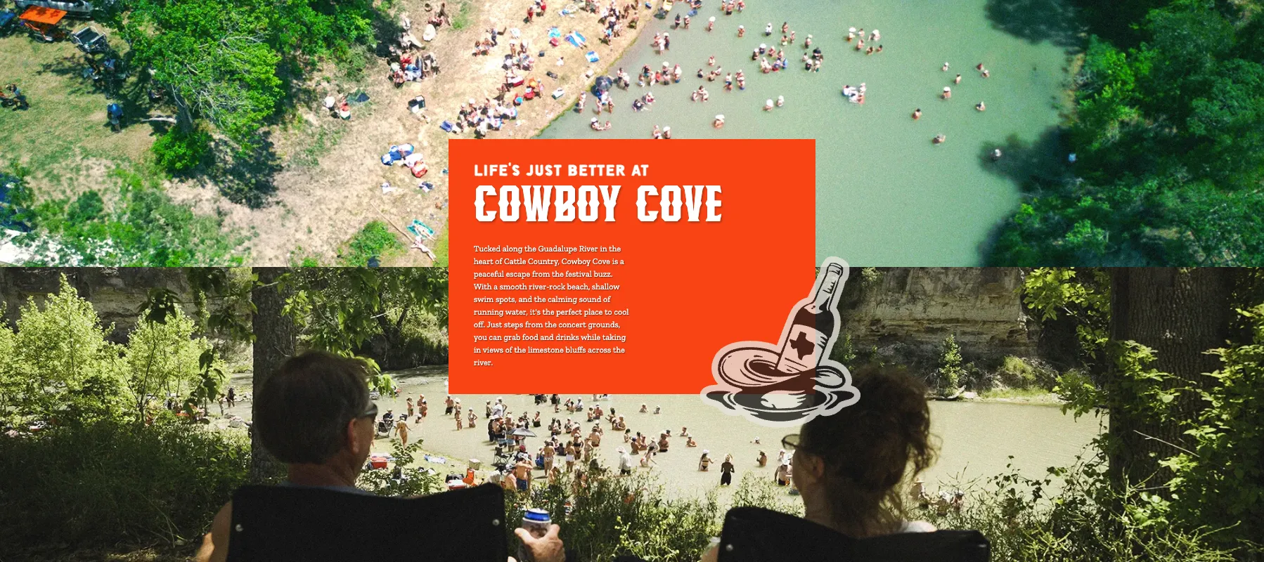 Gonzales, TX — Cattle Country Festival, three stages, four hundred acres